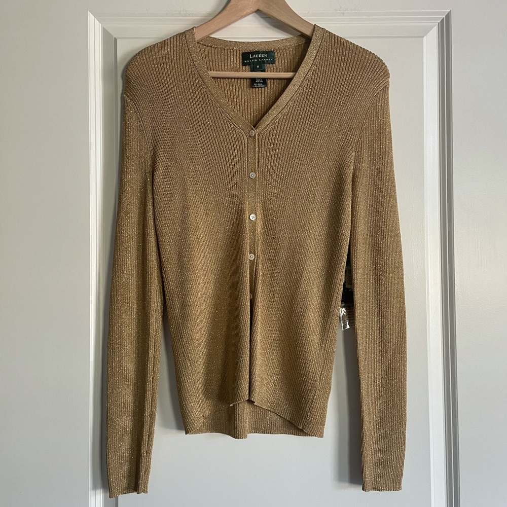 NWT Lauren Ralph Lauren Women’s Cardigan - Picture 2 of 5